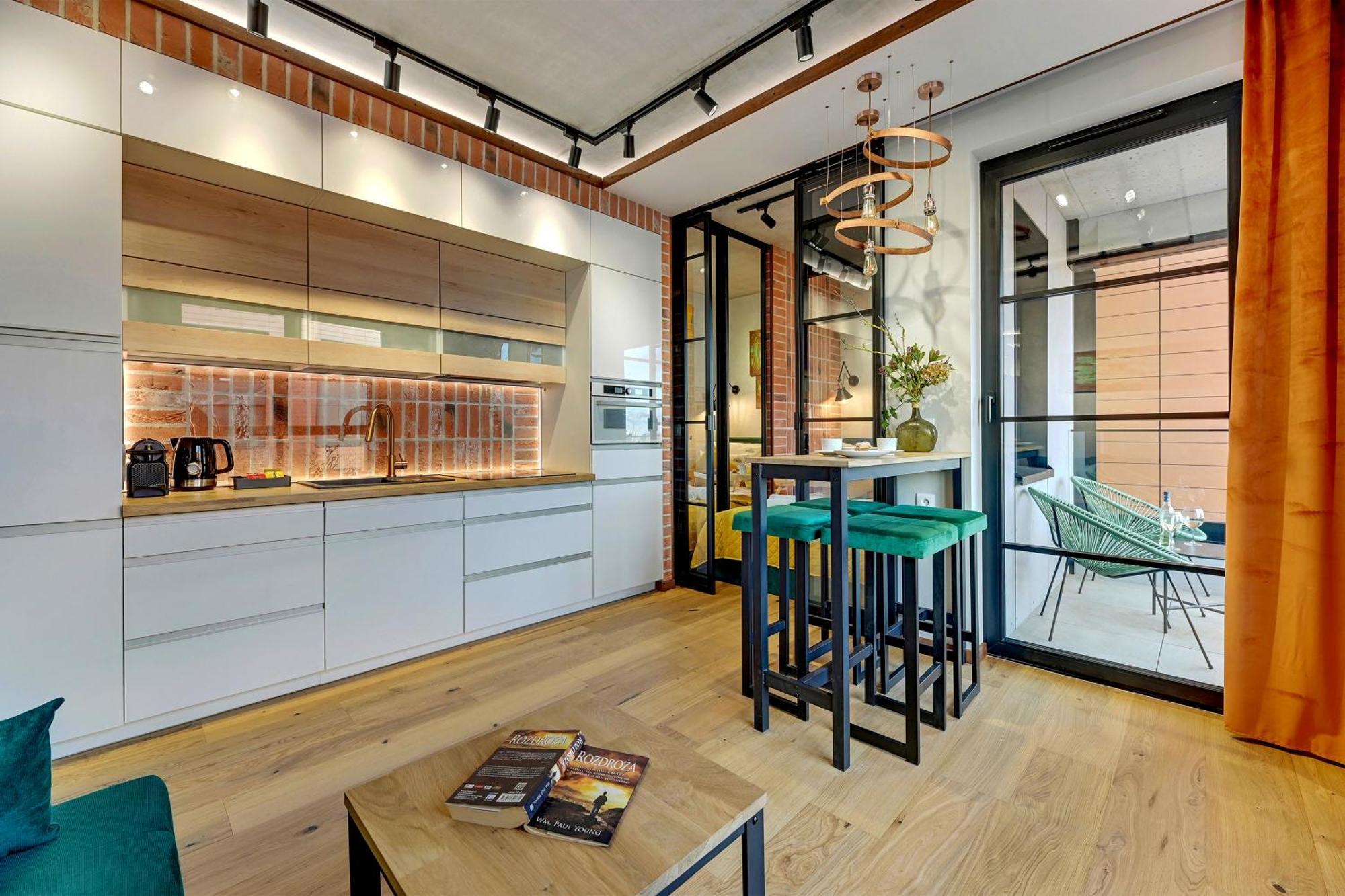 גדנסק Doki Living & Foodhall By Downtown Apartments חדר תמונה